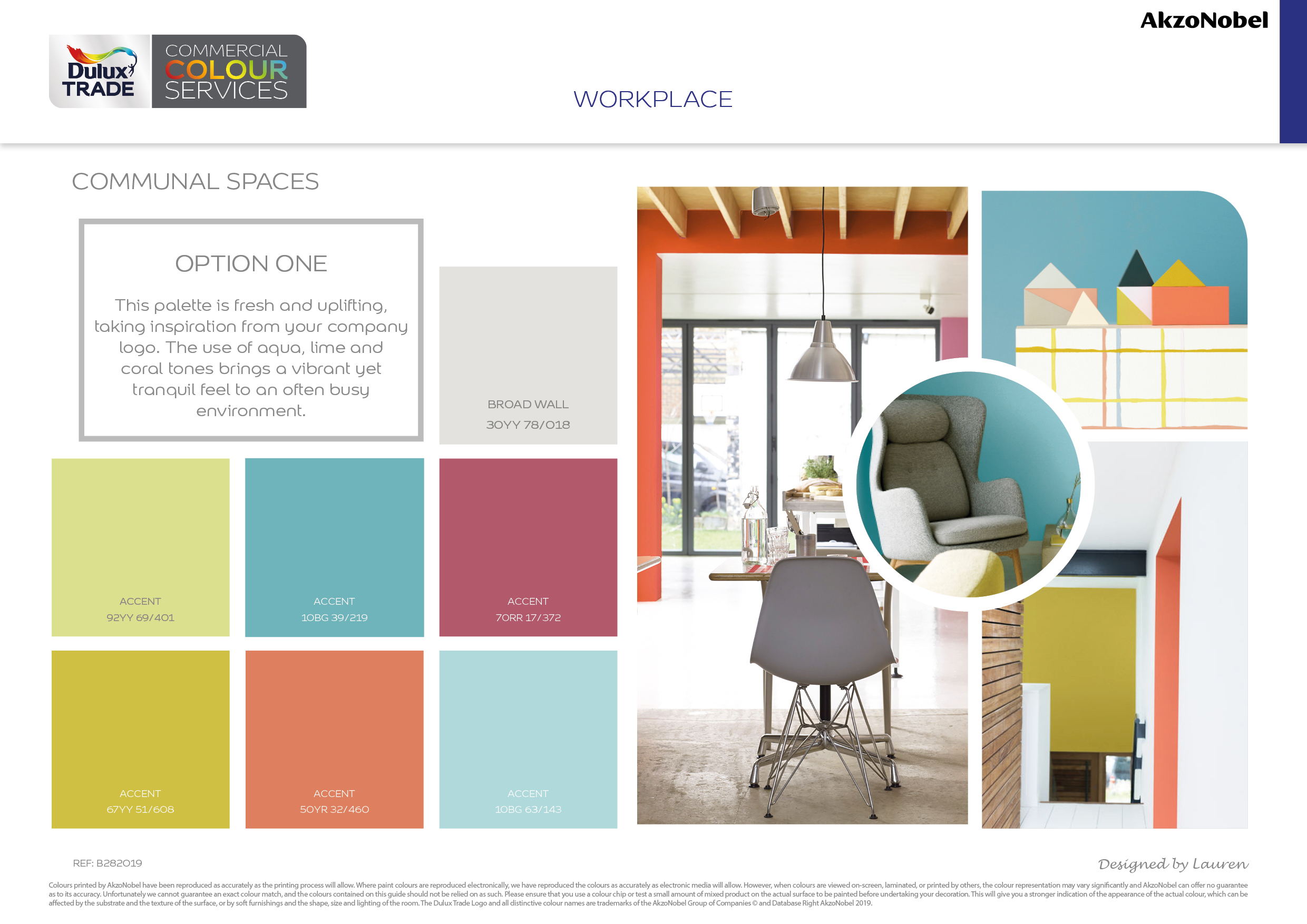 Commercial Design Colour Consultants DTPE